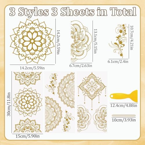 Vue 2 de Wandic Feuilles Transfert Autocollant