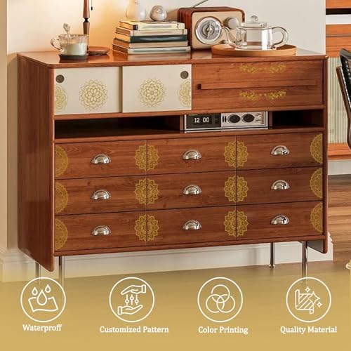 Vue 3 de Wandic Feuilles Transfert Autocollant