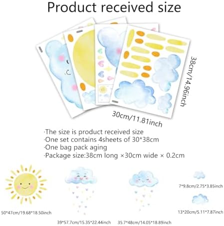 Vue 2 de Grands Autocollants Muraux En