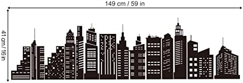 Vue 4 de Wondever Stickers Muraux Ville