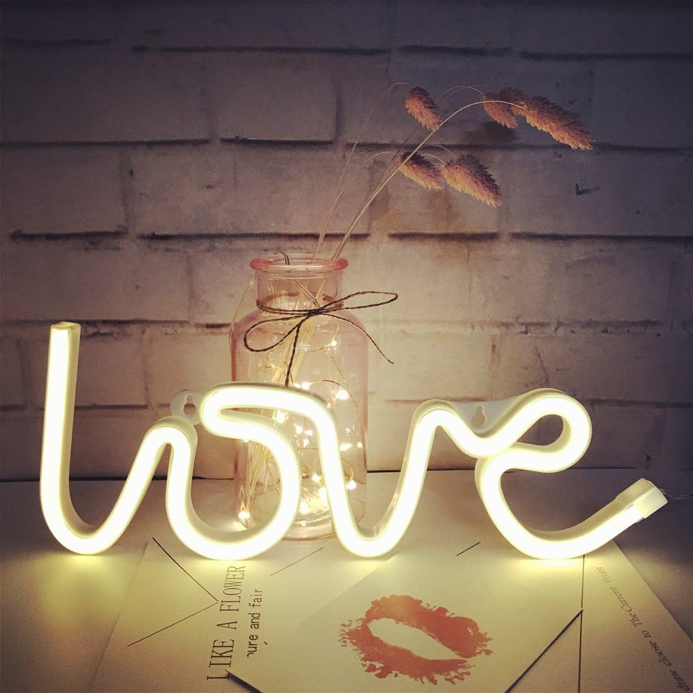 Panneau Lumineux Neon Love