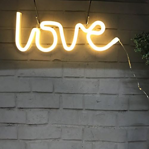 Vue 4 de Panneau Lumineux Neon Love