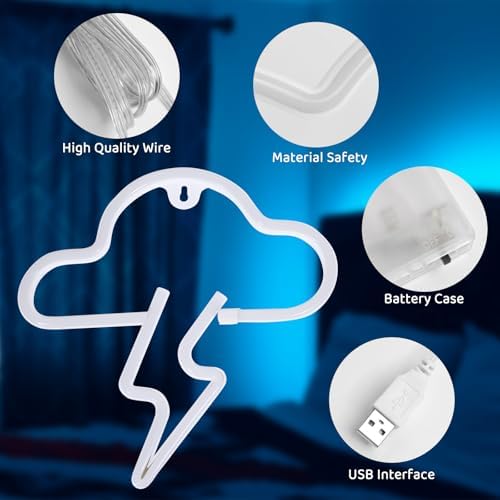 Vue 3 de Weeddy Neon Led Nuage