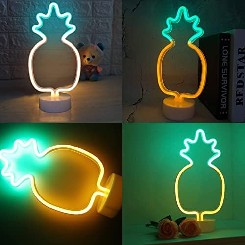 Vue 3 de Enseigne Lumineuse Led Ananas
