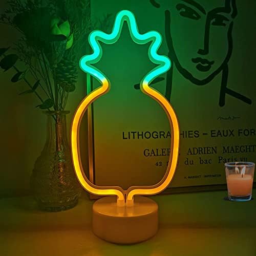 Vue 4 de Enseigne Lumineuse Led Ananas