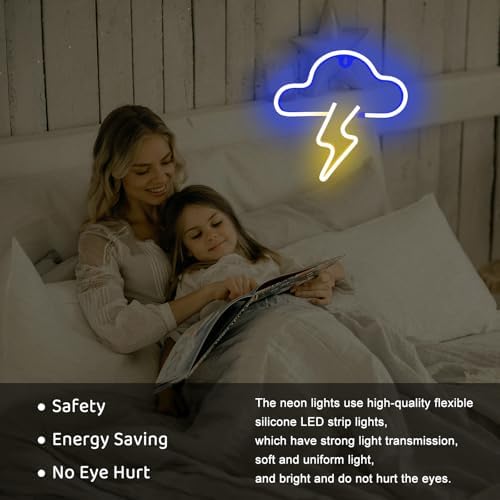 Vue 4 de Weeddy Neon Led Nuage