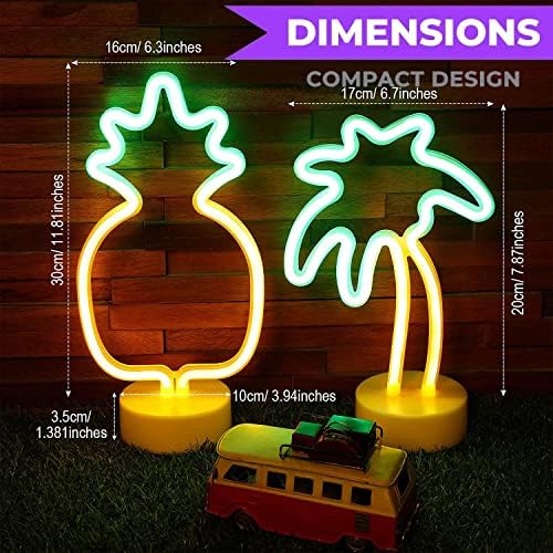 Vue 5 de Enseigne Lumineuse Led Ananas