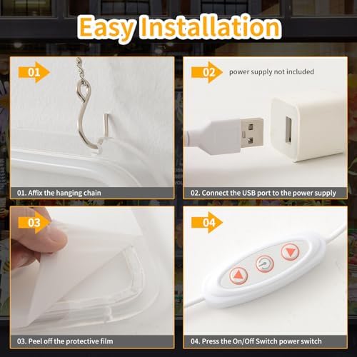 Vue 5 de Rdutuok Panneau Neon Led