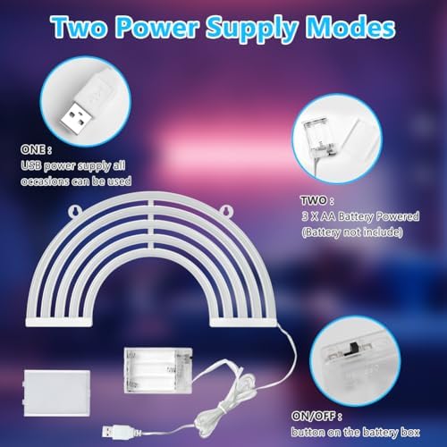 Vue 5 de Lampe Arc En Ciel