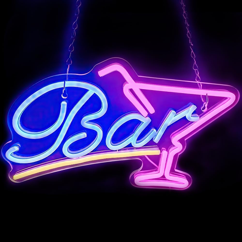 Enseigne Lumineuse Cocktail Enseigne