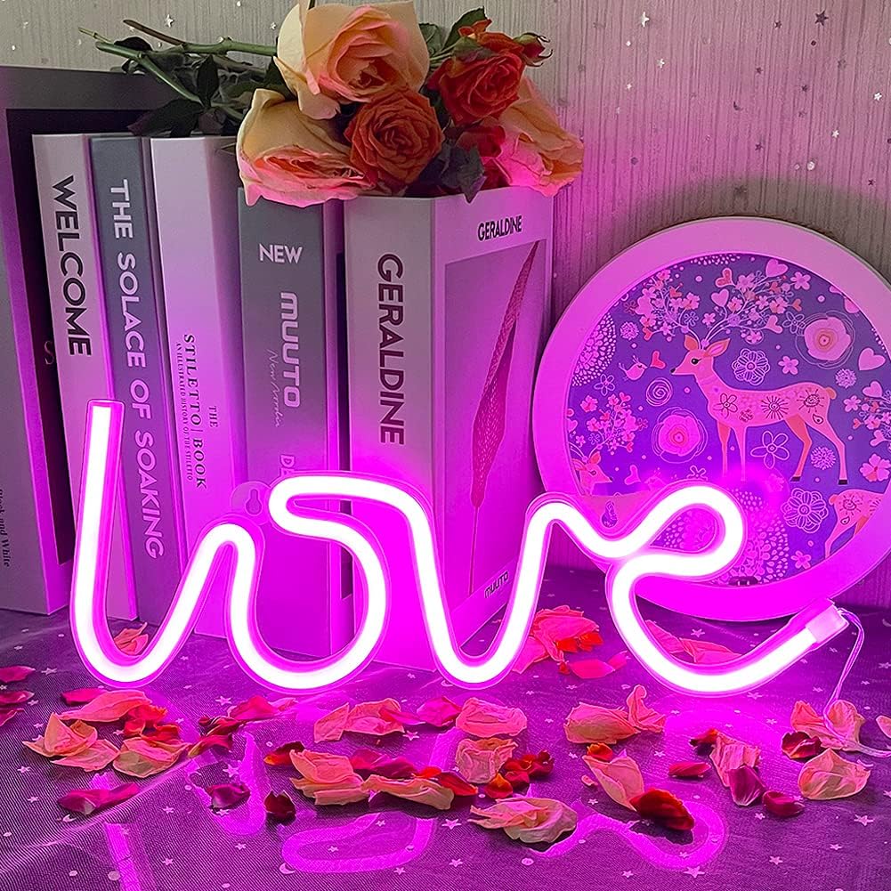 Led Love Enseigne Au
