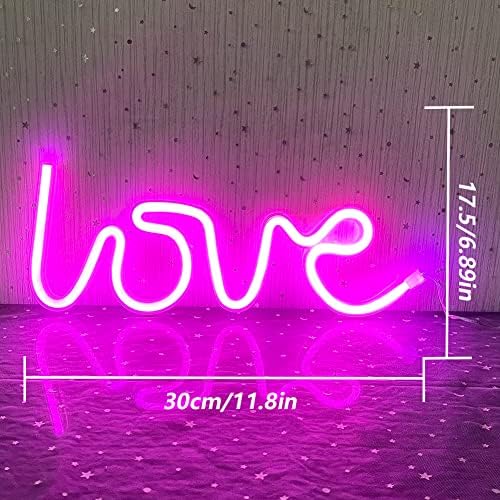 Vue 2 de Led Love Enseigne Au
