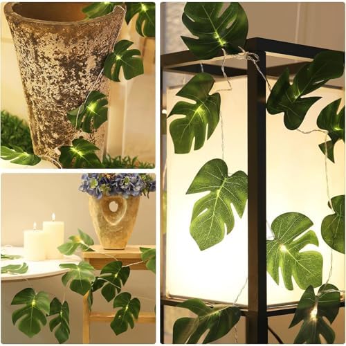 Vue 5 de Guirlande Lumineuse En Feuilles