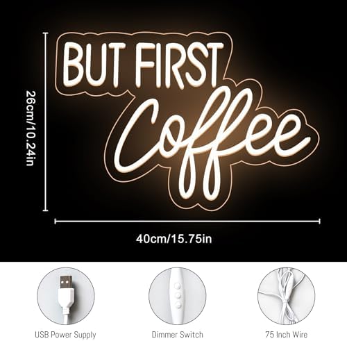 Vue 7 de But First Coffee Panneau