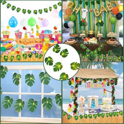 Vue 7 de Guirlande Lumineuse En Feuilles