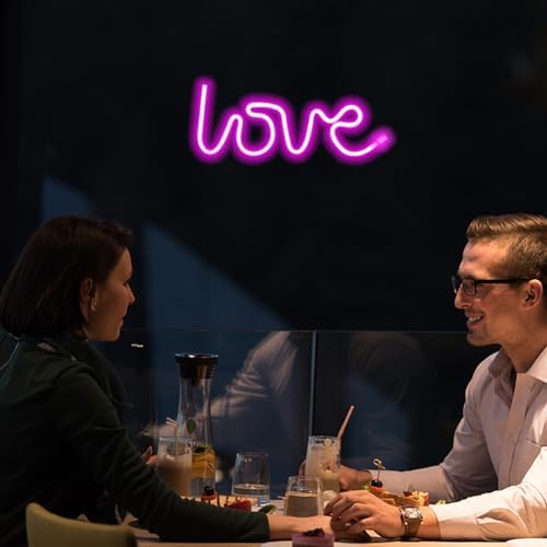 Vue 4 de Enseigne Au Neon Rose