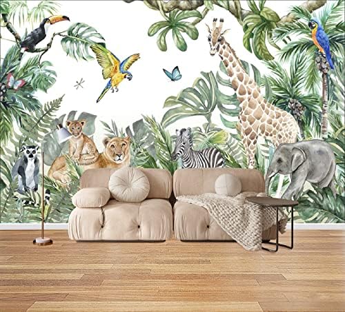 Vue 2 de Papier Peint Intisse Animaux