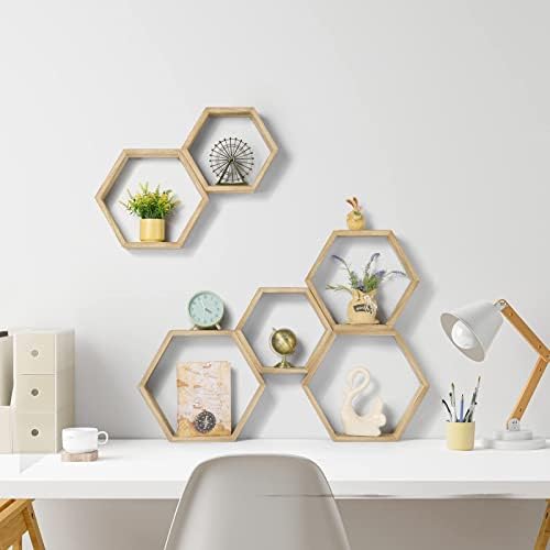 Vue 5 de Lot De Etageres Hexagonales