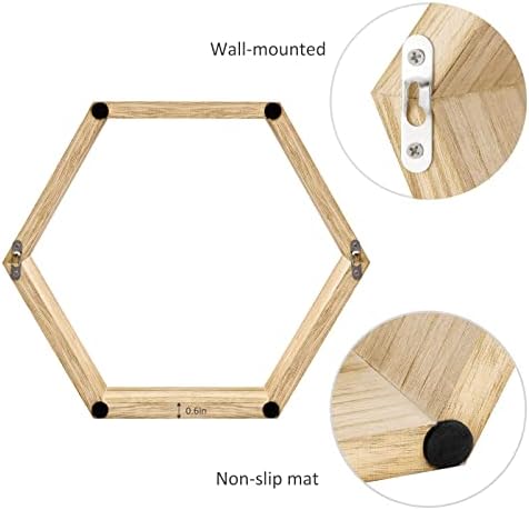 Vue 6 de Lot De Etageres Hexagonales