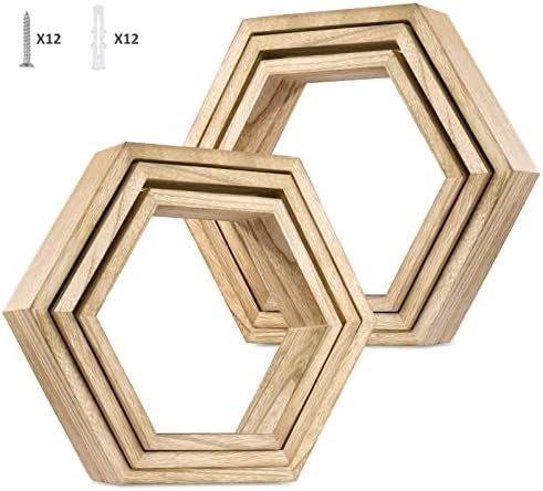 Vue 7 de Lot De Etageres Hexagonales