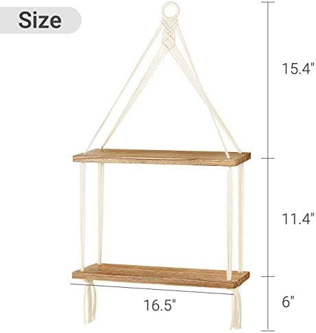 Vue 3 de Mkono Etagere Murale Boheme