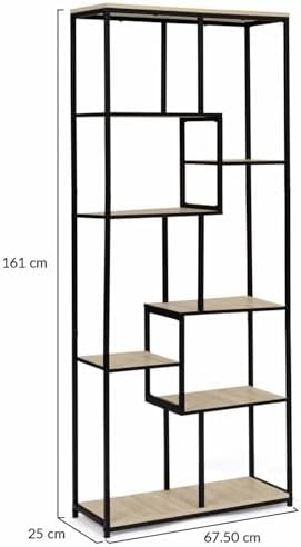 Vue 3 de Idmarket Etagere Bibliotheque Asymetrique