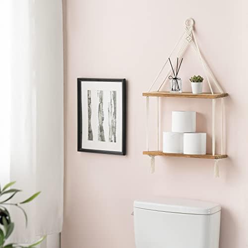 Vue 5 de Mkono Etagere Murale Boheme