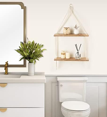 Vue 6 de Mkono Etagere Murale Boheme