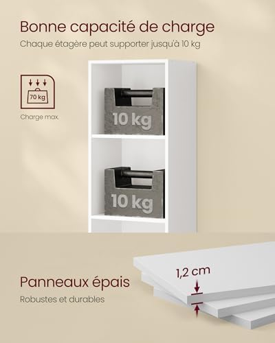 Vue 7 de Vasagle Bibliotheque Etagere Sur