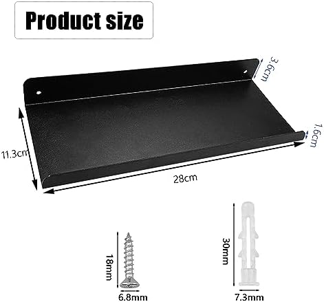 Vue 3 de Pcs Etagere Murale Metal
