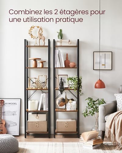 Vue 4 de Vasagle Etagere De Rangement