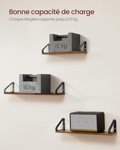 Vue 5 de Vasagle Etagere Murale Tablette