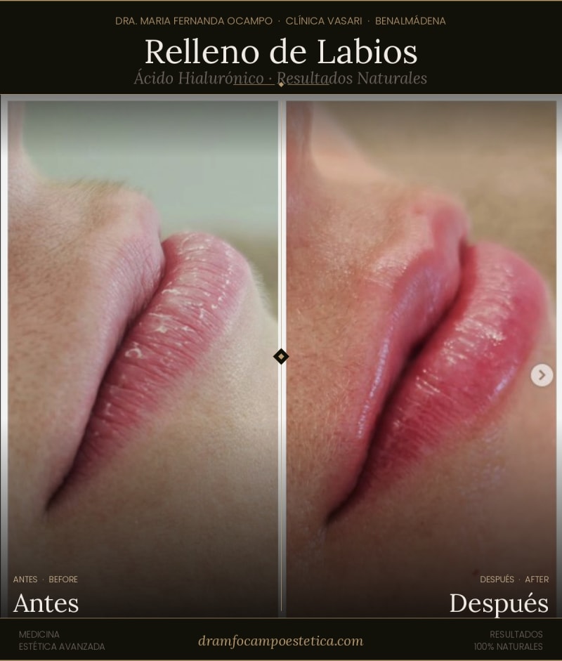 Lip Fillers with Hyaluronic Acid in Benalmadena: Natural Results, Duration, and Price
