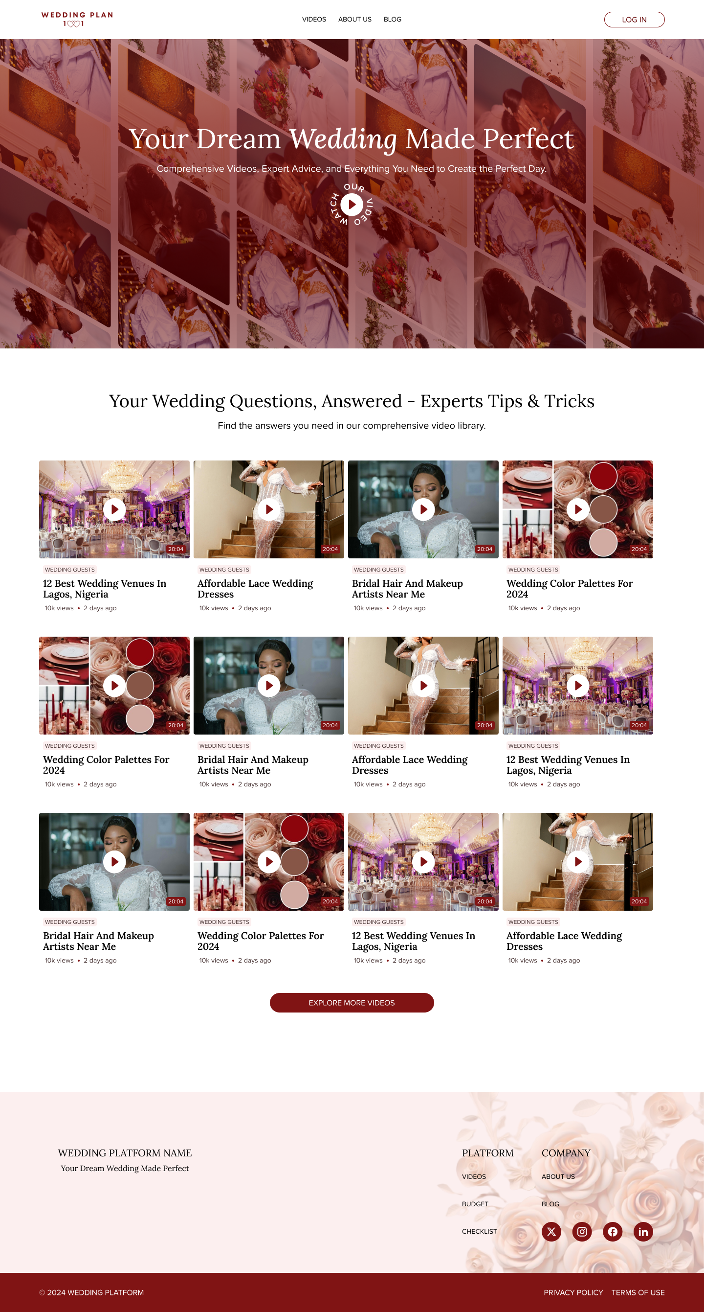 Wedding App