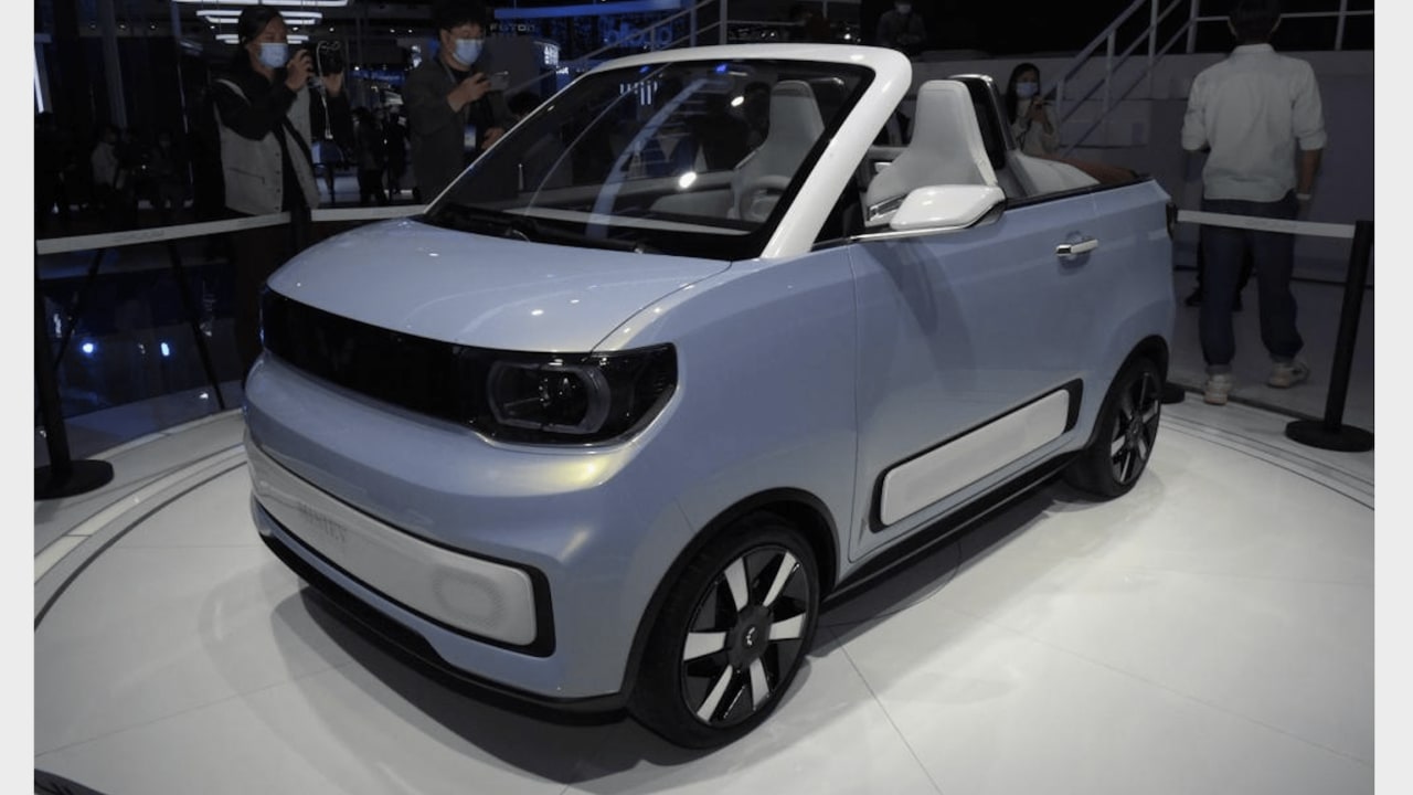 Wuling Hongguang Mini EV Cabrio convertible concept revealed in ...