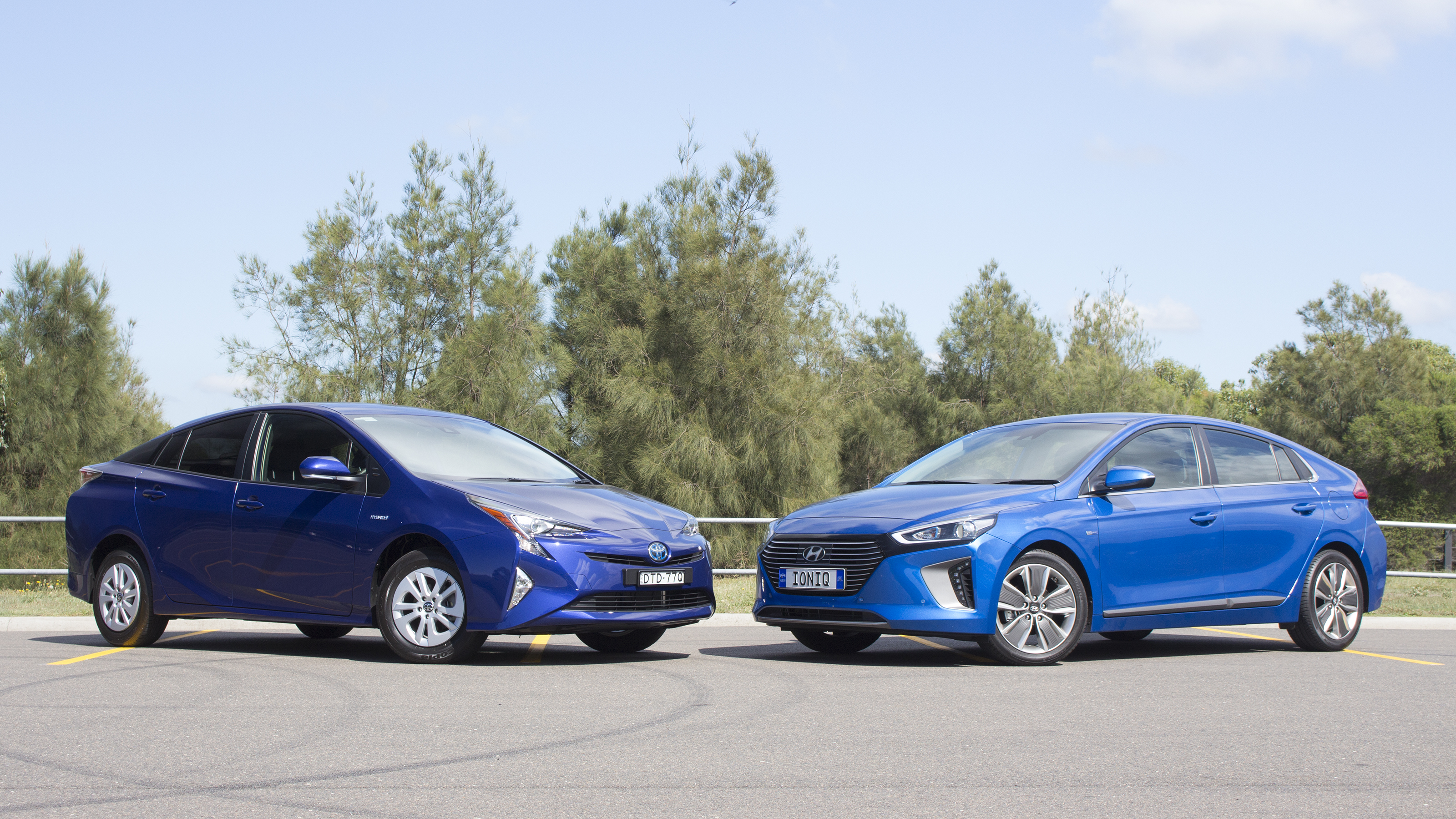 vs Hyundai Ioniq head-to-head comparison review Drive