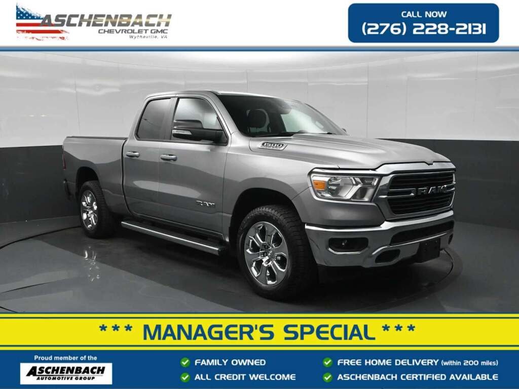 2021 Ram 1500 Big Horn Quad Cab 4x4 6'4" Box