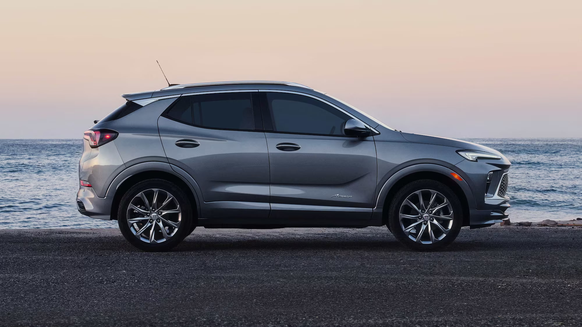 2026 Buick Encore GX Preferred front exterior with LED headlamps.