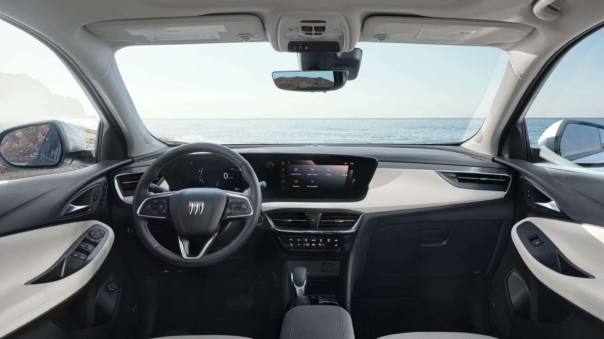 2026 Buick Encore GX Preferred dashboard with digital displays.