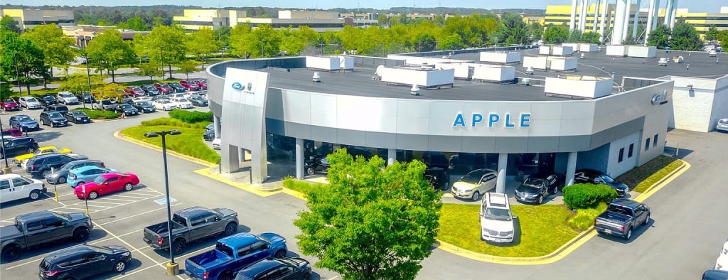 Apple Ford Lincoln dealership at 8800 Stanford Blvd, Columbia, Maryland