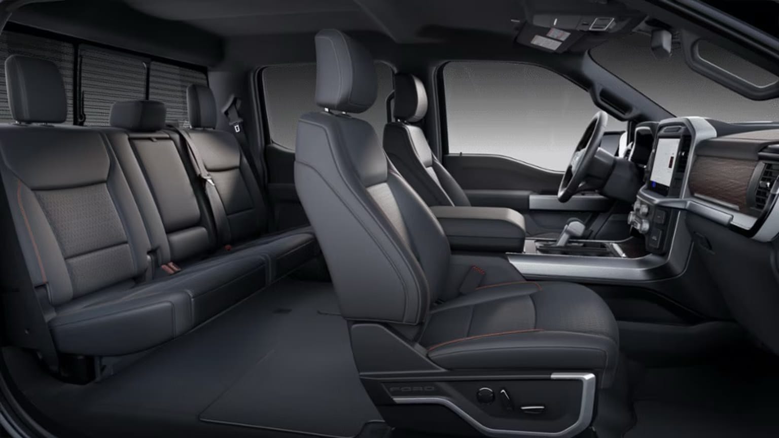 2025 F-150 Interior Option Black- Lariat