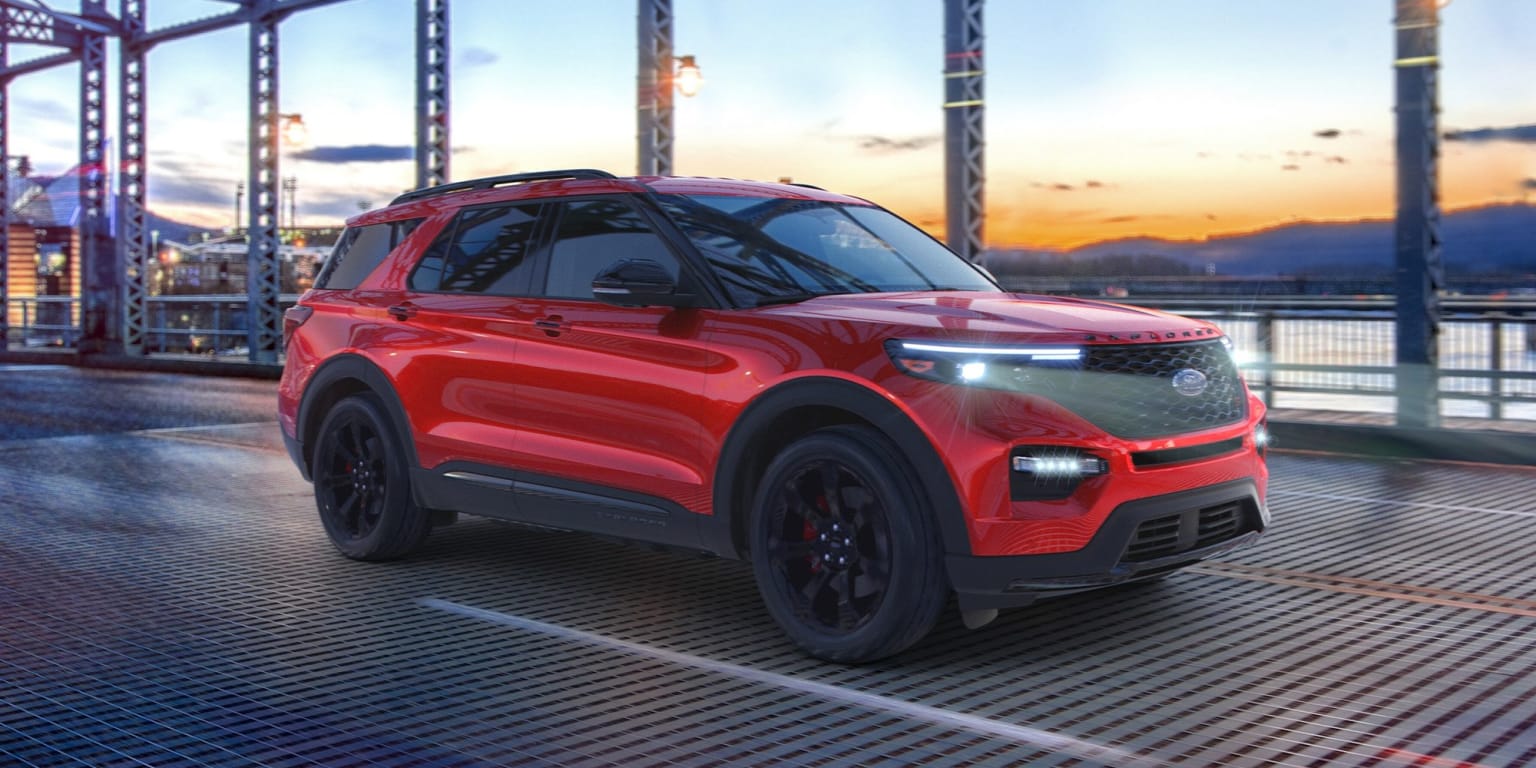 Ford Explorer in motion