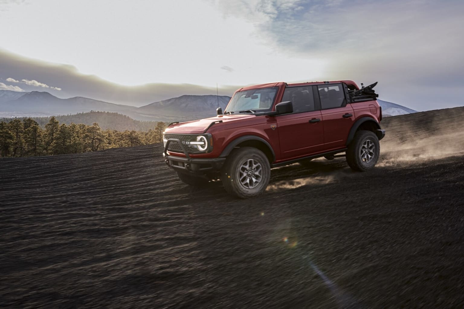 Bronco offroading