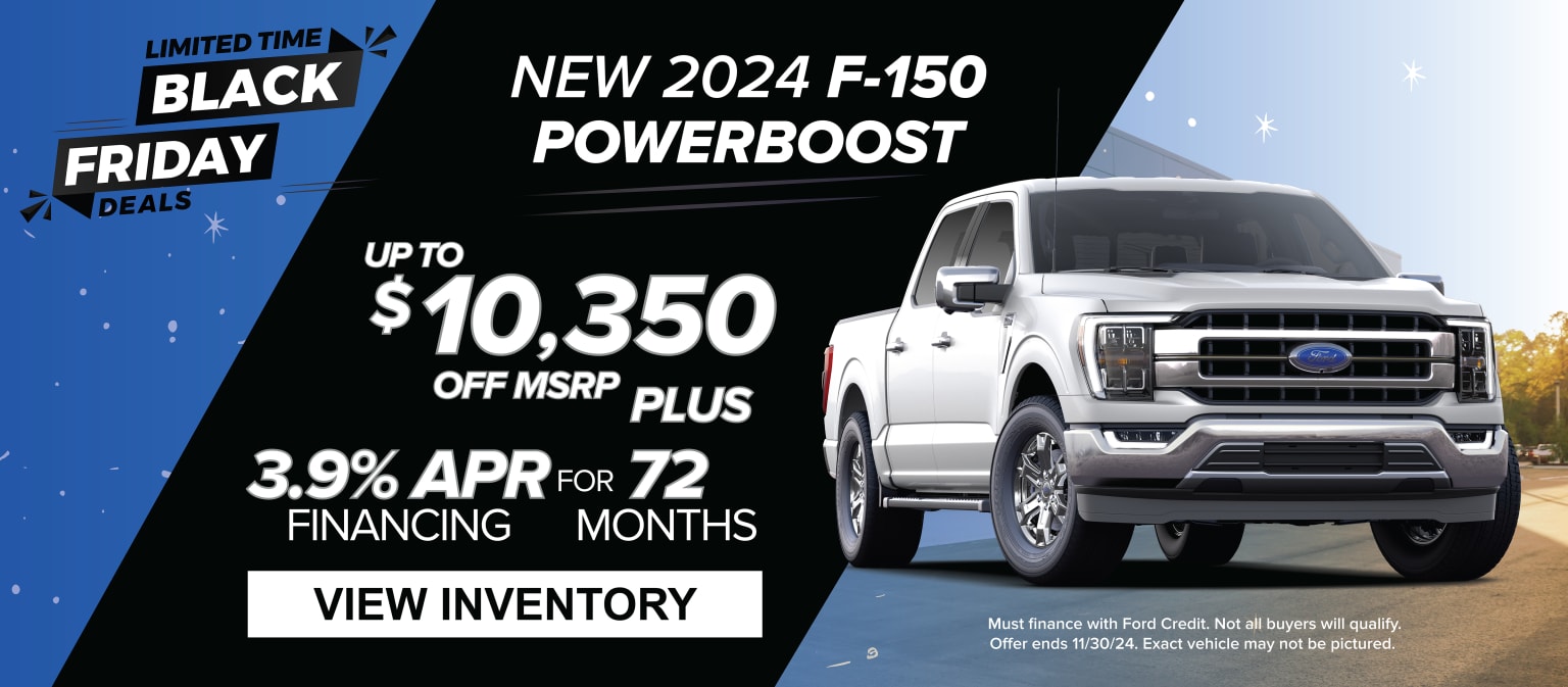 The image shows a white pickup truck with a promotional advertisement for a new model. The background suggests a limited-time sale or promotion.