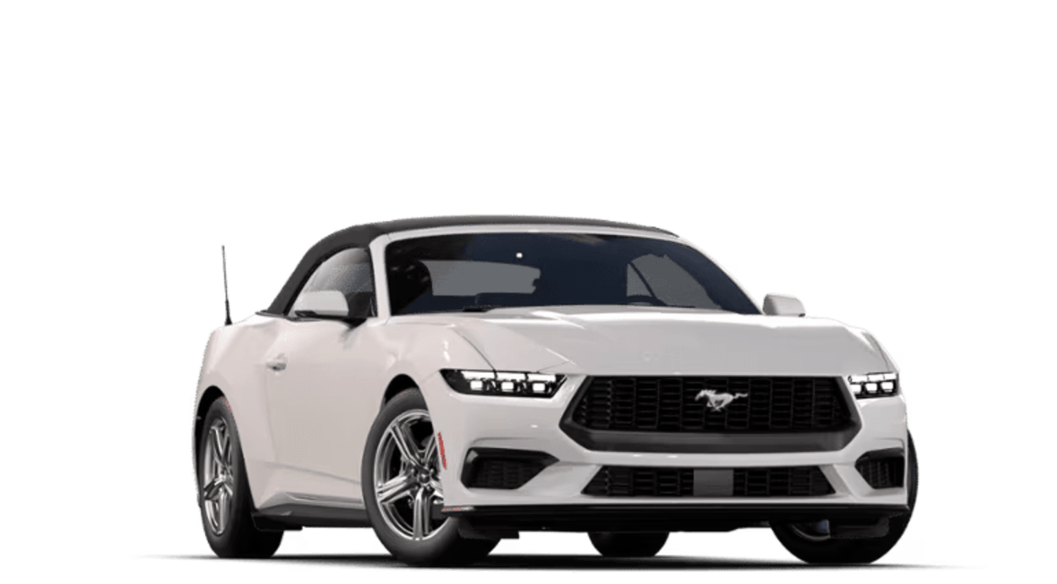 A sleek, white sports utility vehicle with a bold, aggressive front design and distinctive LED headlights against a plain white background.