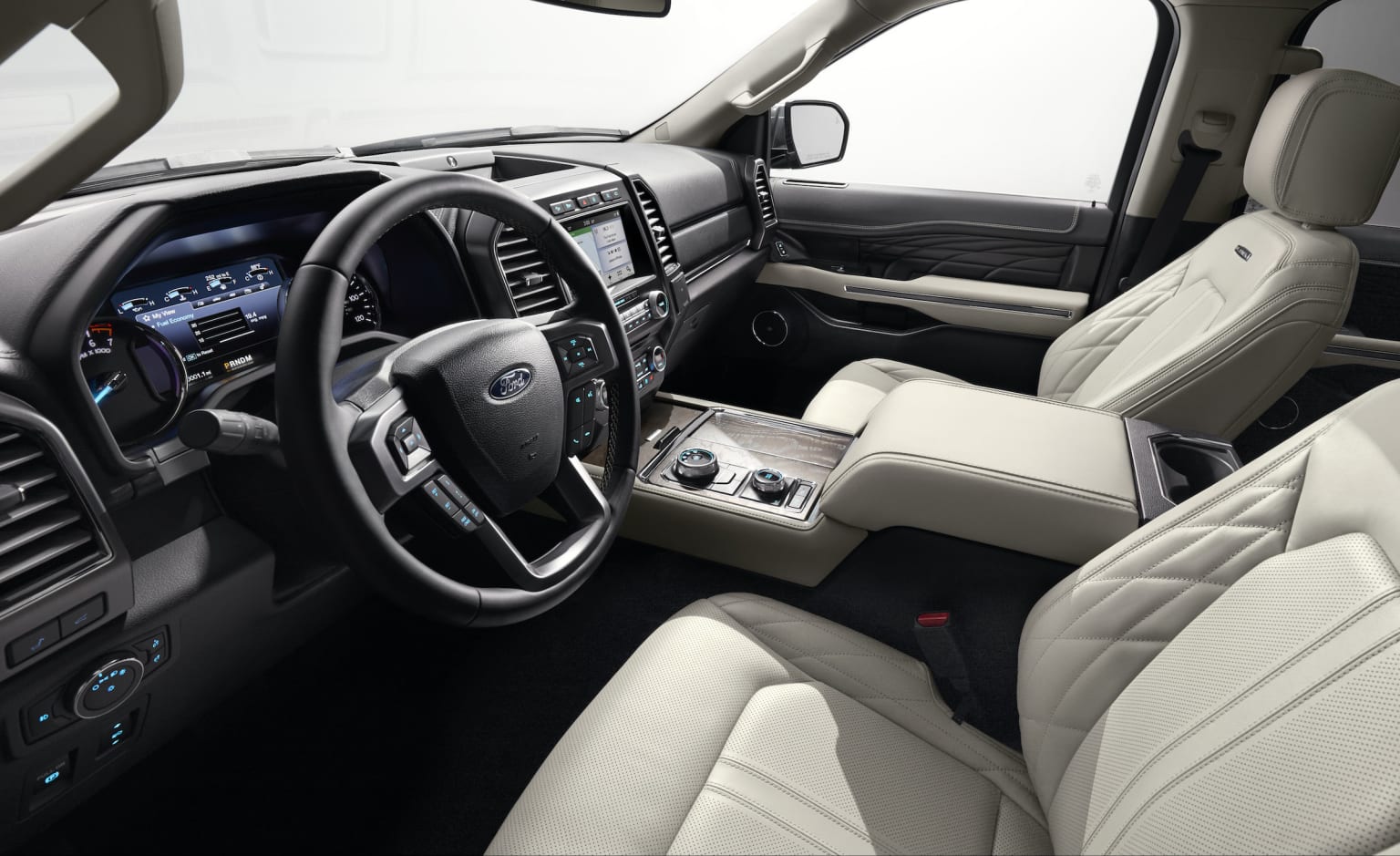 the interior of a vehicle with all the trims and dash lights and steering wheel and dash lights on