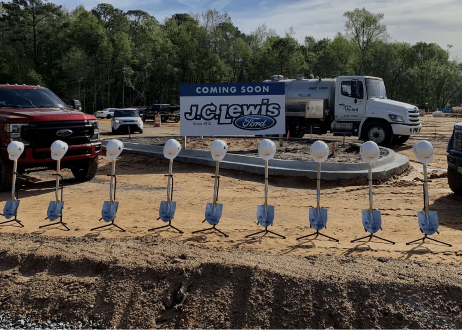 J.C. Lewis Ford Breaks Ground