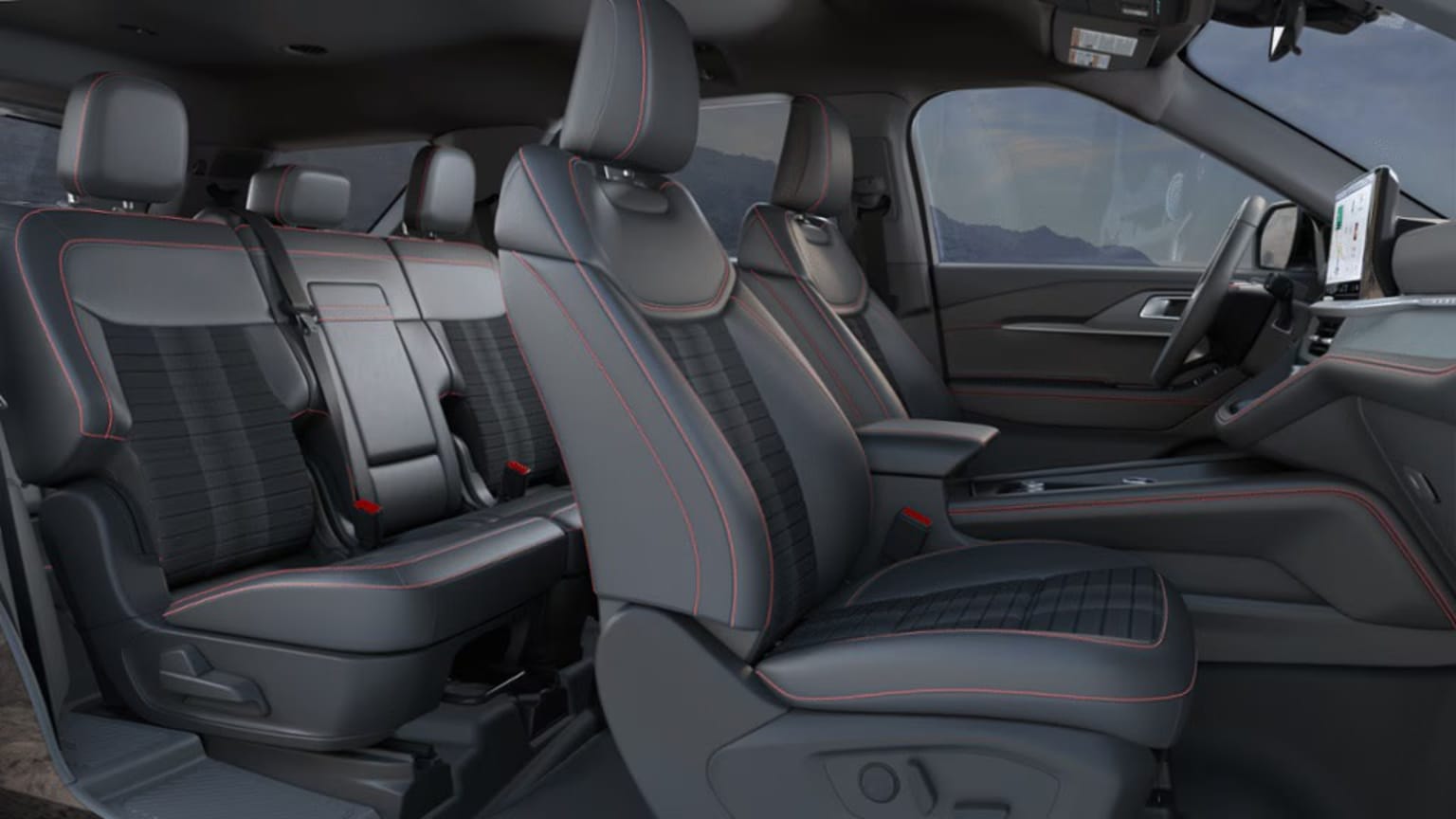 2025 Ford Explorer Interior Color Onyx