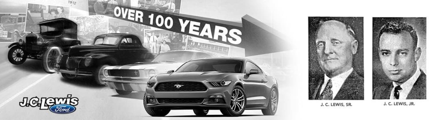 a black and white photo of a car and a picture of a man in a suit and tie with the words over 100 years on it