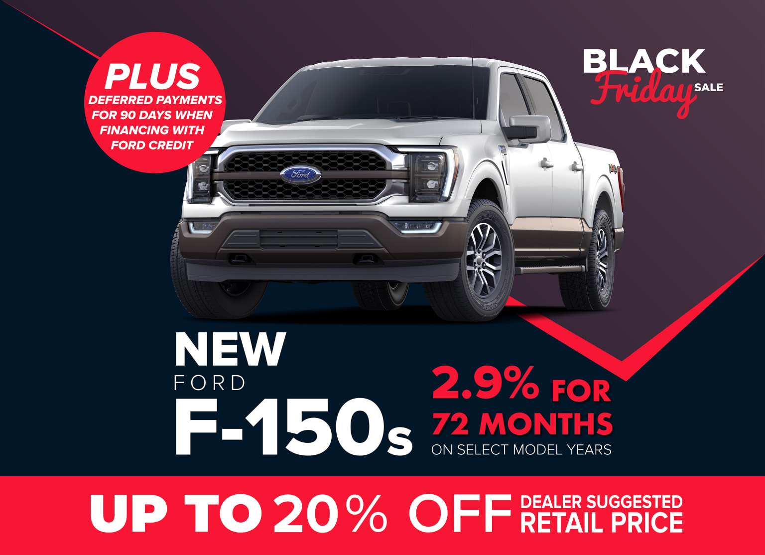 SHOP FORD | UP TO 20% OFF DSRP